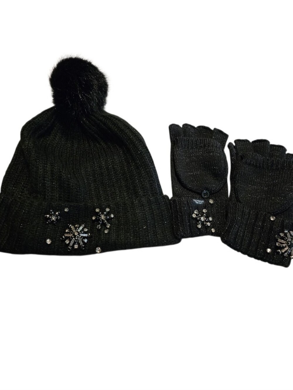 Victoria's Secret Hat And Gloves Set